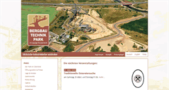 Desktop Screenshot of bergbau-technik-park.de